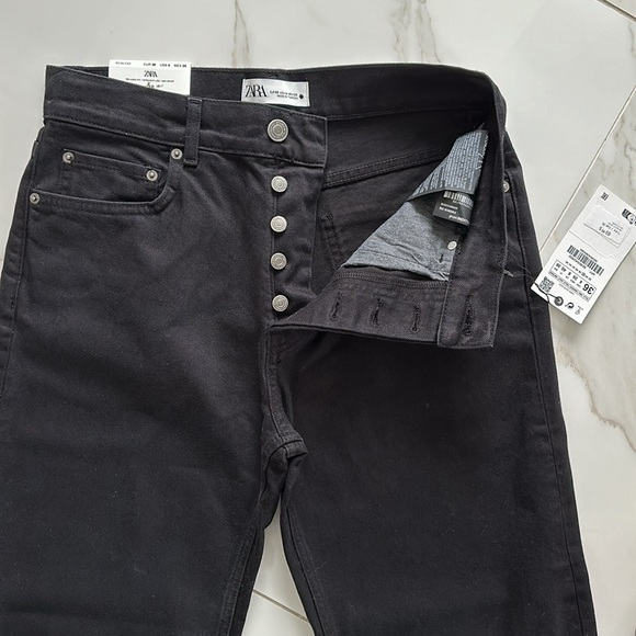NWT Zara HIGH-WAISTED RELAXED ZW JEANS Size 27 or Size 4 - Picture 5 of 11